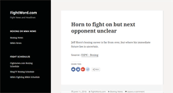 Desktop Screenshot of fightword.com